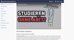 Desktop Screenshot of ohne-abitur-studieren.de